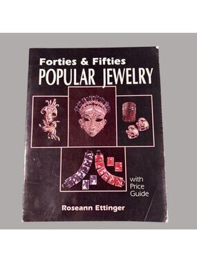 Forties & Fifties Popular Jewelry Roseann Ettinger Price Guide Book Schiffer 90s